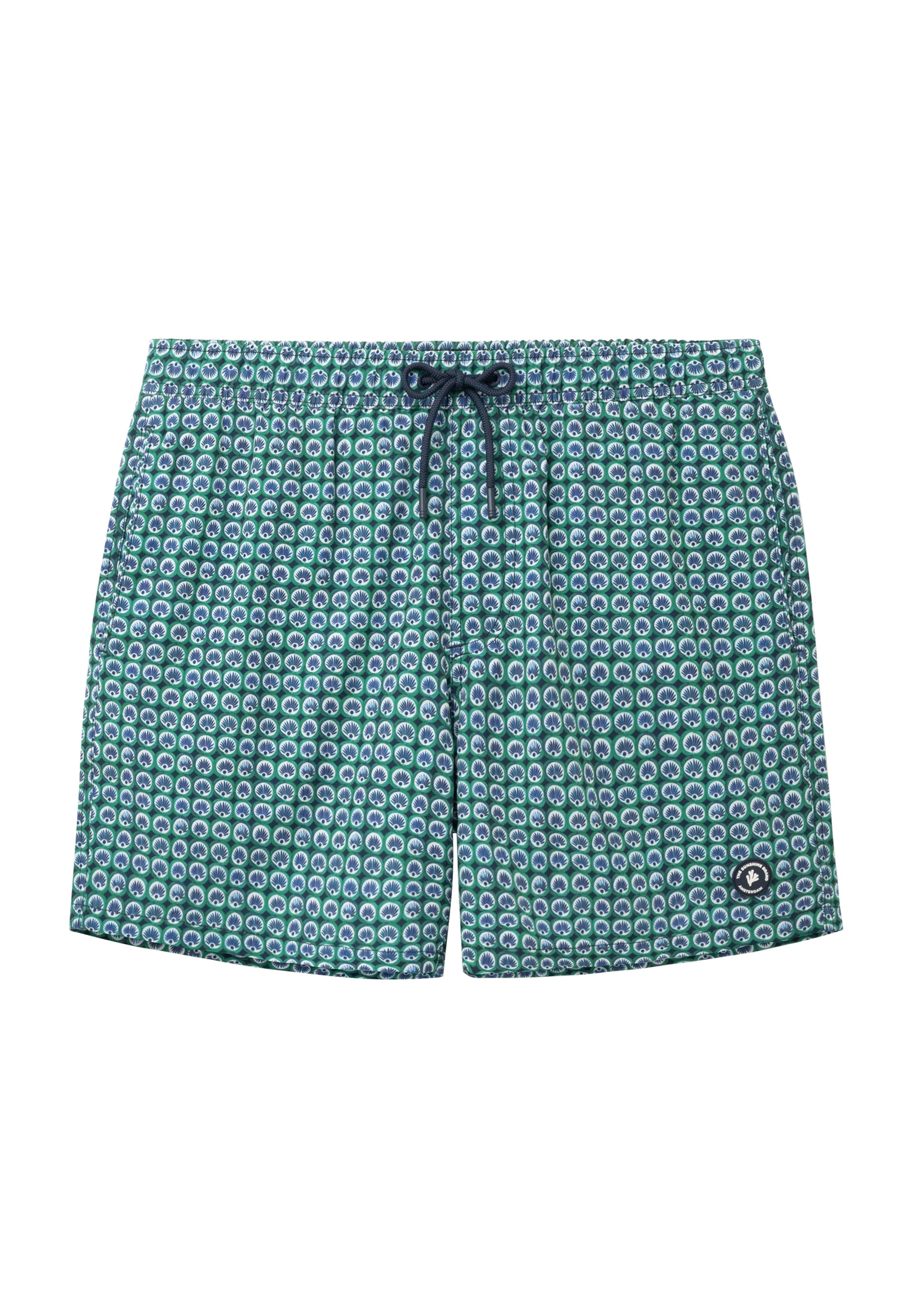The Sunshine Brand Swimming shorts 'Scott Batic Lotus' in Green: front