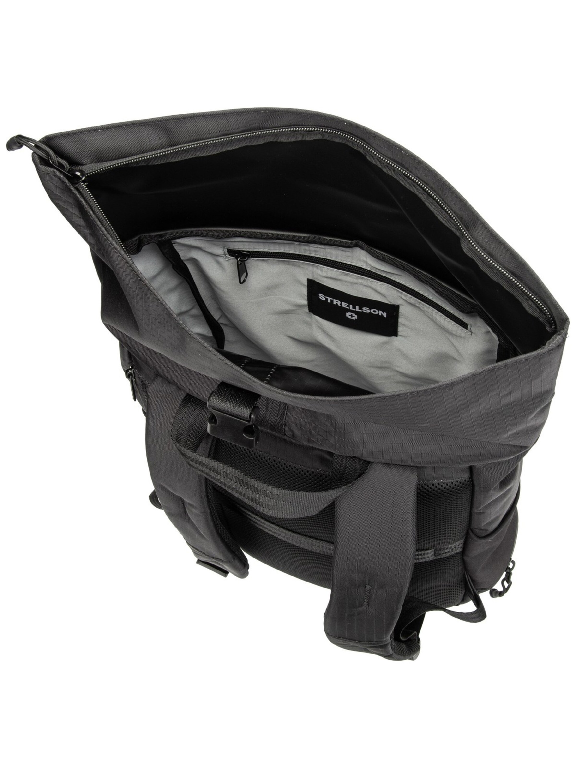 STRELLSON Rucksack 'New Ham Eddie MVF' in Schwarz