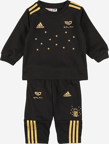ADIDAS PERFORMANCE Tracksuit in Black: front
