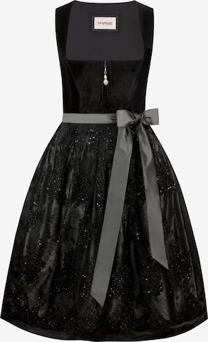 STOCKERPOINT Dirndl 'Esta' in Zwart: voorkant