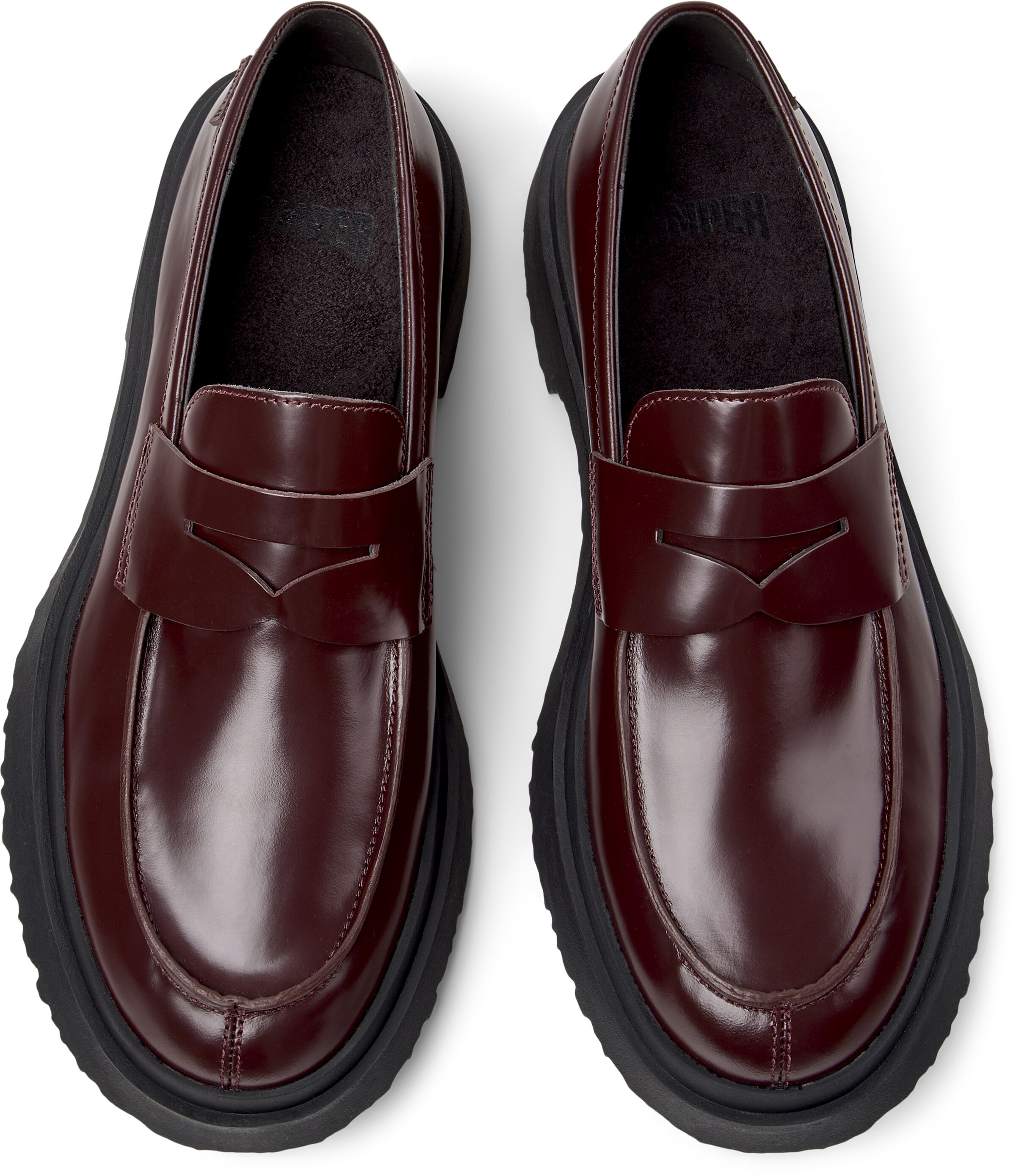 Mocassino 'Walden Twins' di CAMPER in rosso