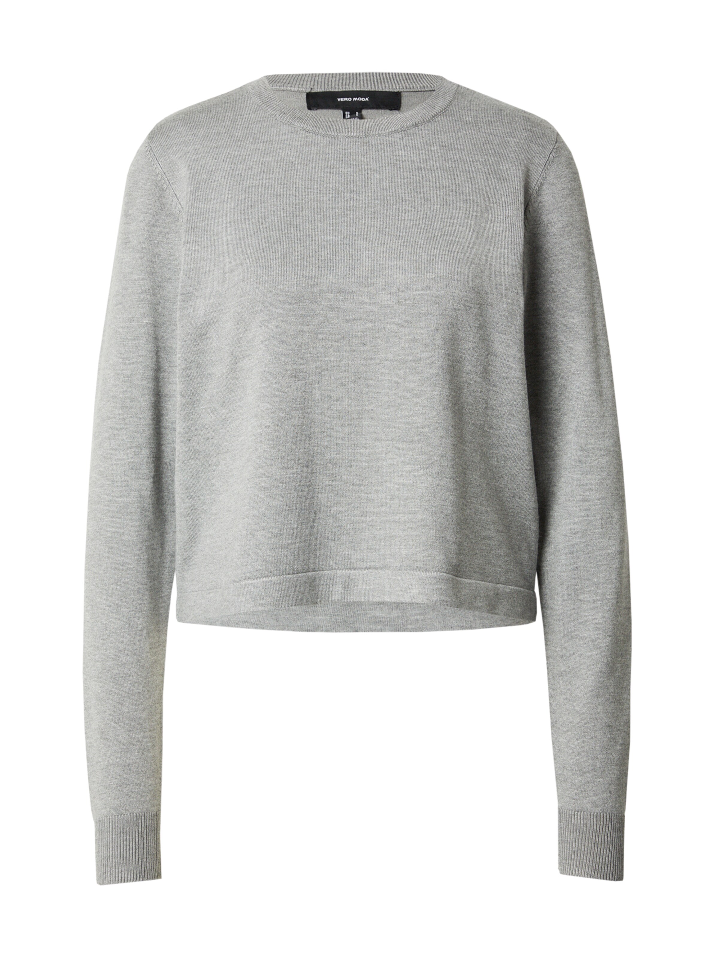 Pull-over 'VMSILJE' VERO MODA en gris : devant