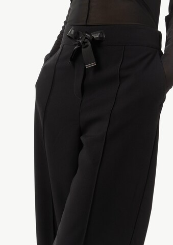 comma casual identity Wide Leg Hose in Schwarz