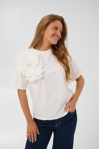 Kaffe Shirt in Weiß