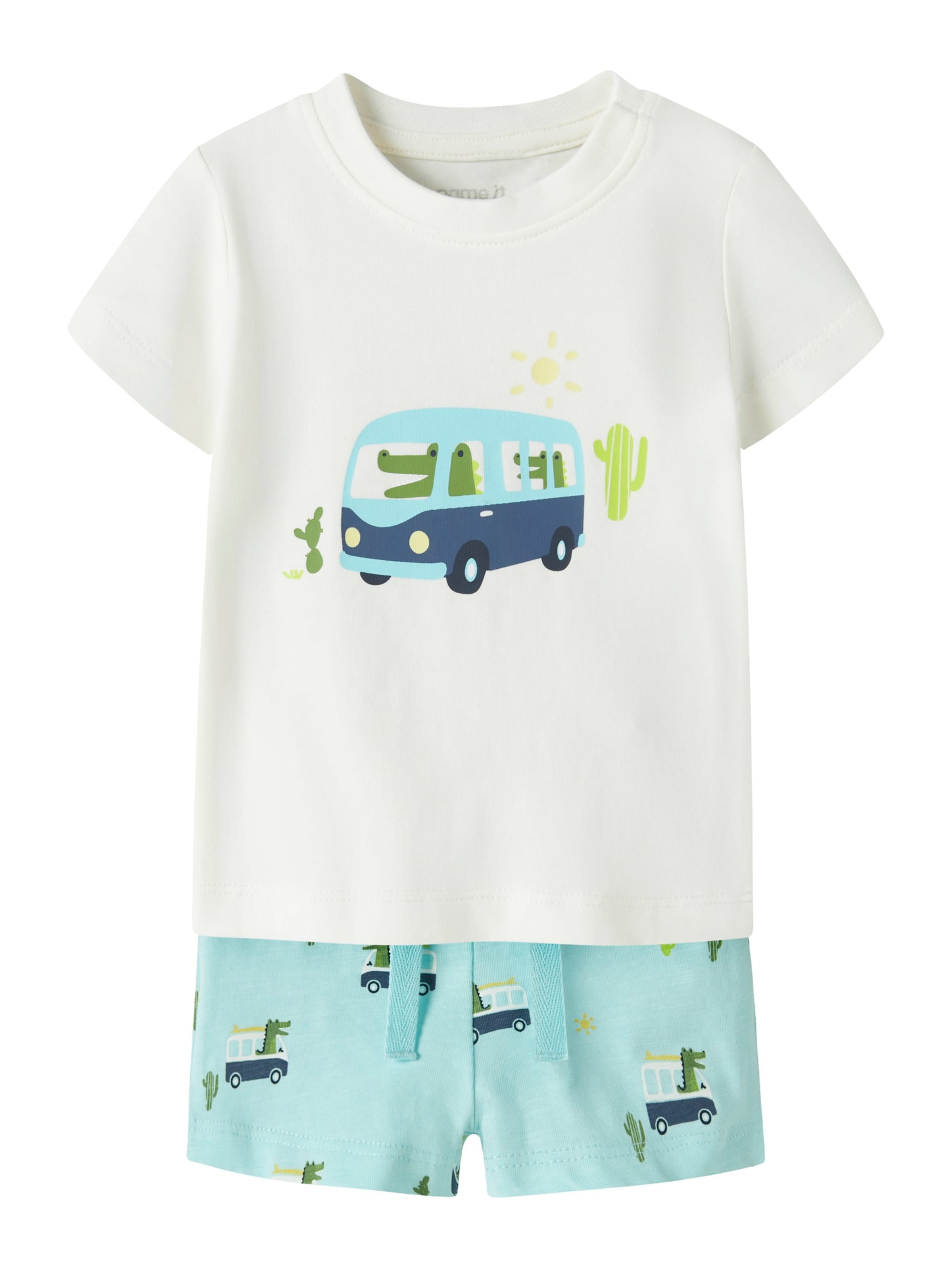 NAME IT Set 'NBMFARTIL' in Weiß: Vorderseite