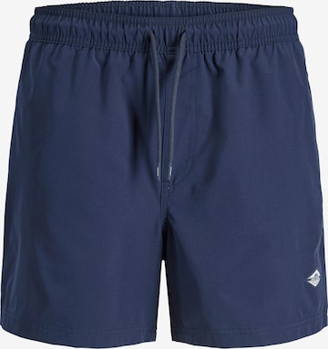 Jack & Jones Plus - Bermudas 'JPSTMAUI' en azul: frente