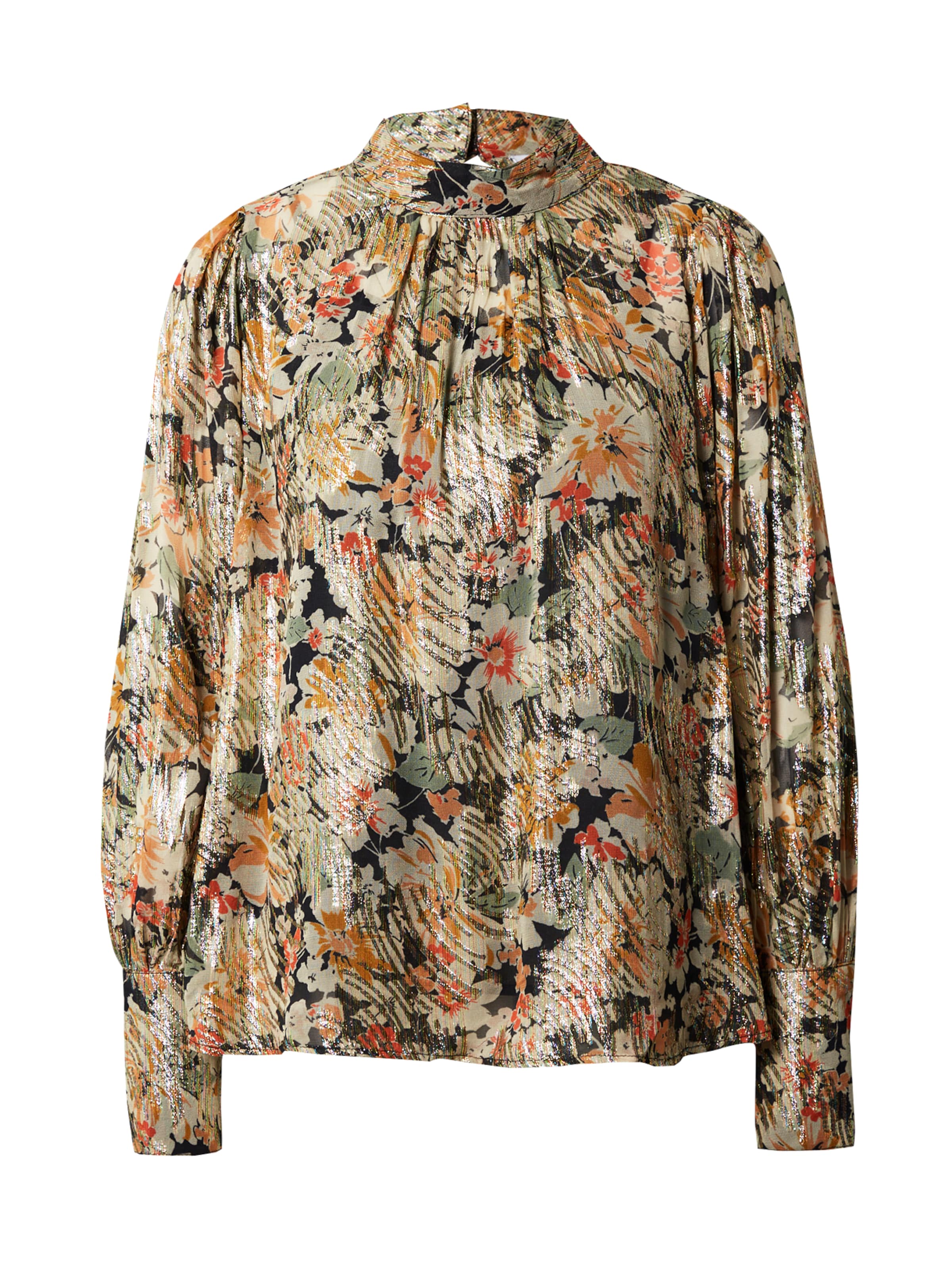 Warehouse Blouse in Zwart: voorkant