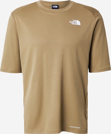 THE NORTH FACE Toiminnallinen paita 'Shadow' värissä ruskea: etupuoli