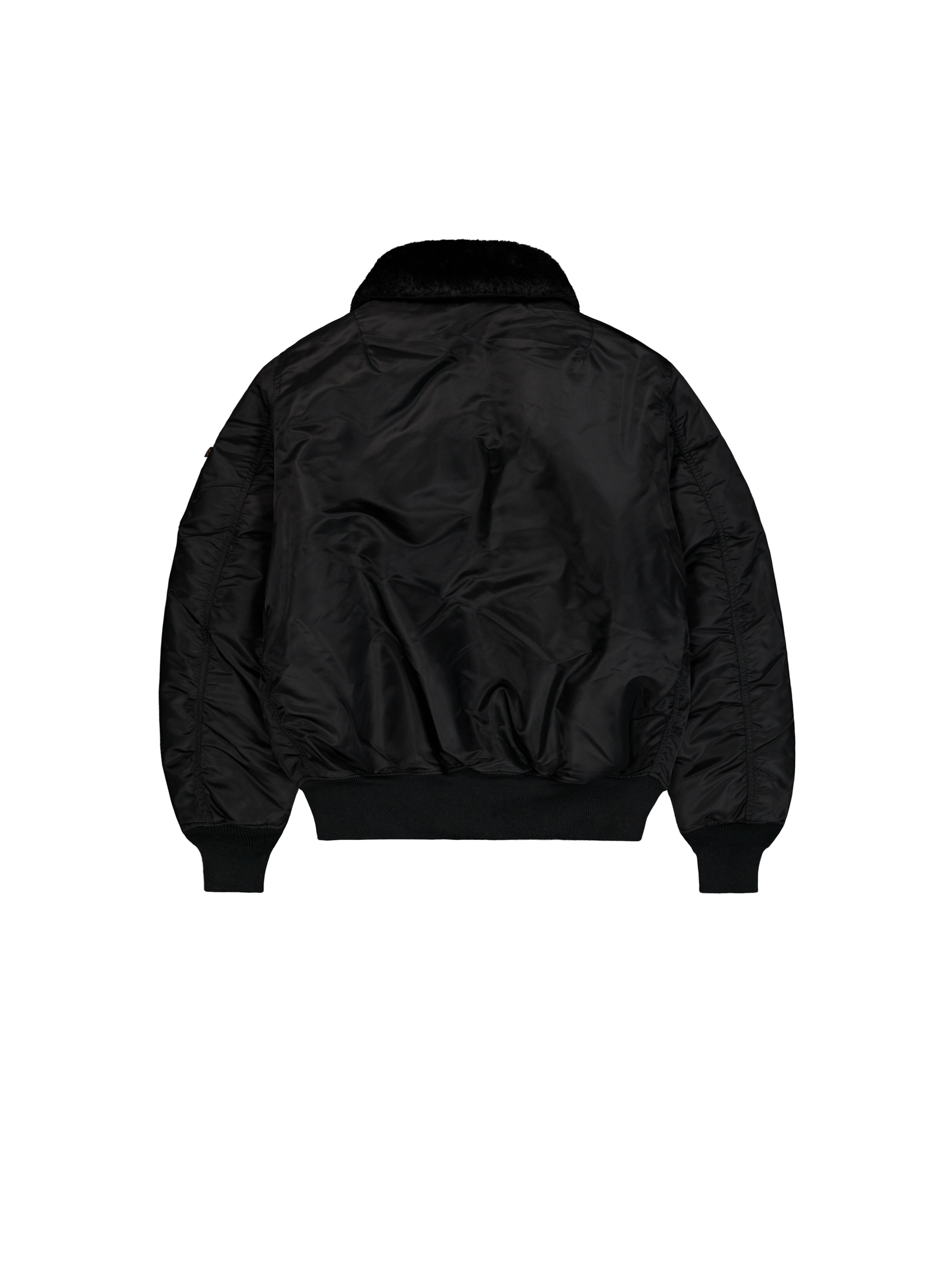 ALPHA INDUSTRIES Jacke 'B-15' in Schwarz: Rückseite