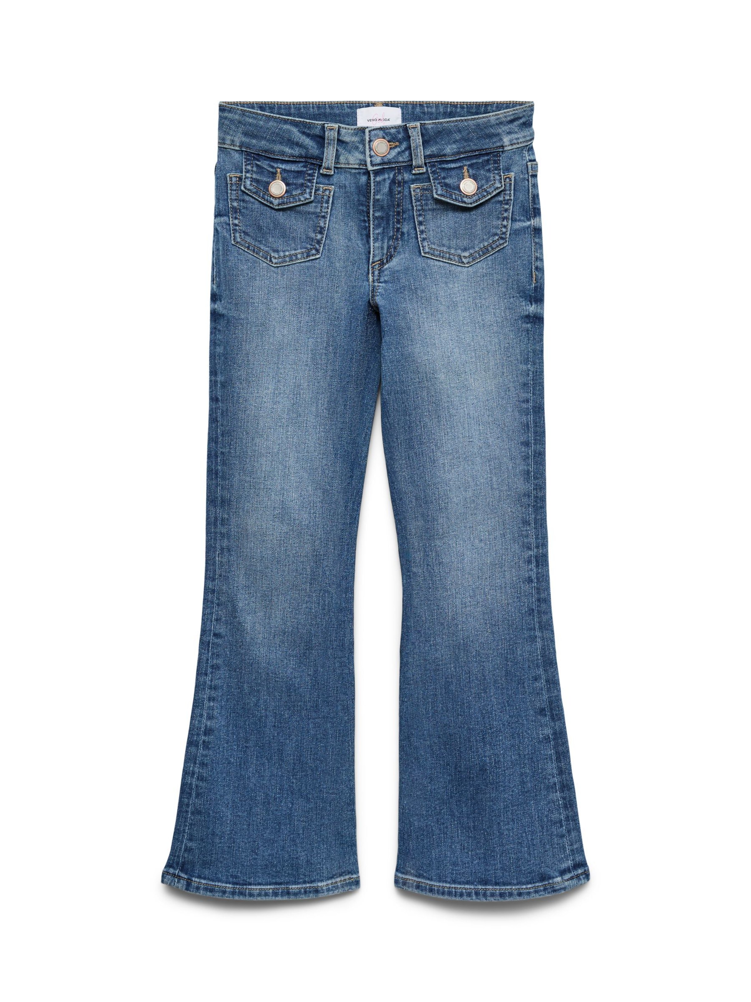Vero Moda Girl Flared Jeans 'VMFlash' in Blau: Vorderseite