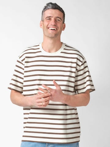 Klitmøller Regular fit Button Up Shirt ' Mateo ' in Beige: front