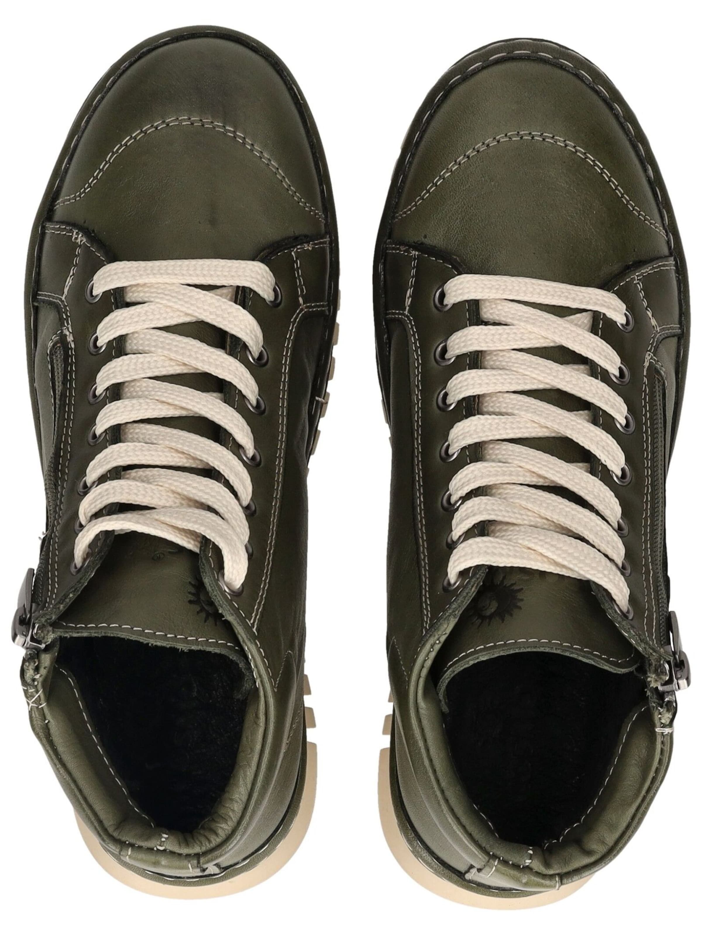 COSMOS COMFORT Lace-up bootie in Green