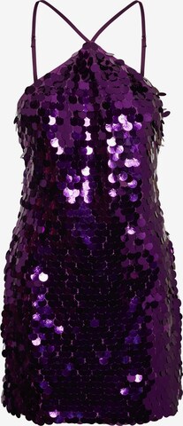 Robe de cocktail SOMETHINGNEW en violet : devant