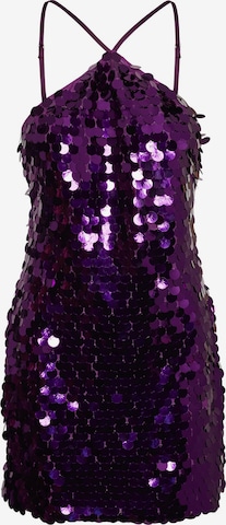 Robe de cocktail SOMETHINGNEW en violet : devant