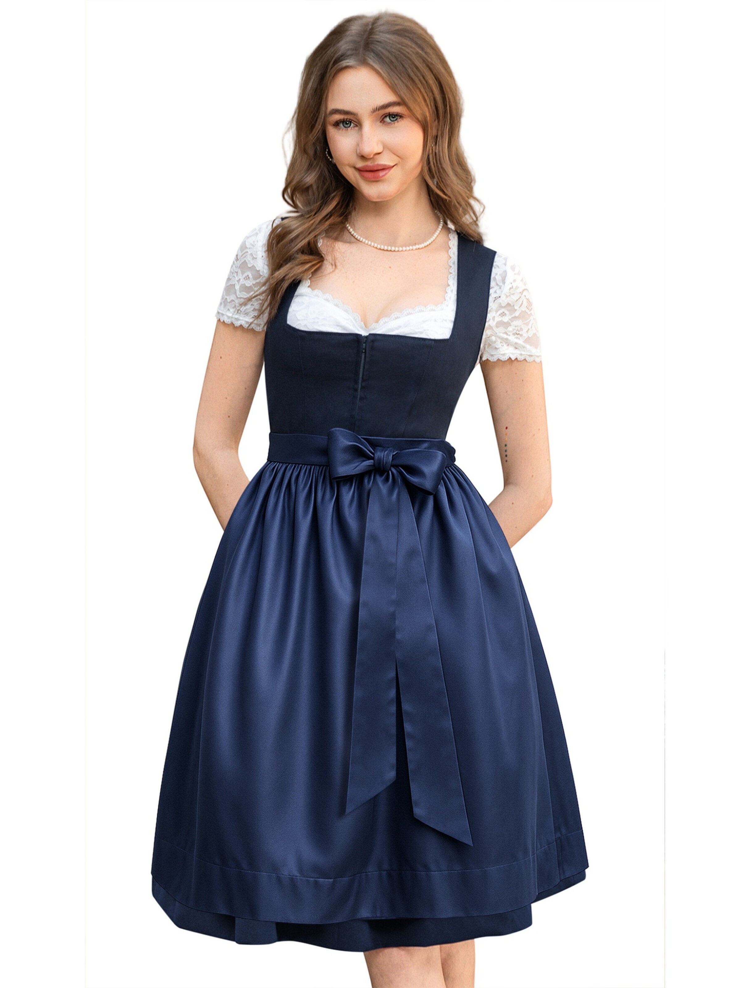 DIRNDLSTERN Dirndl 'Herzmut'‌‌‌‌‌‌‌ in Blau