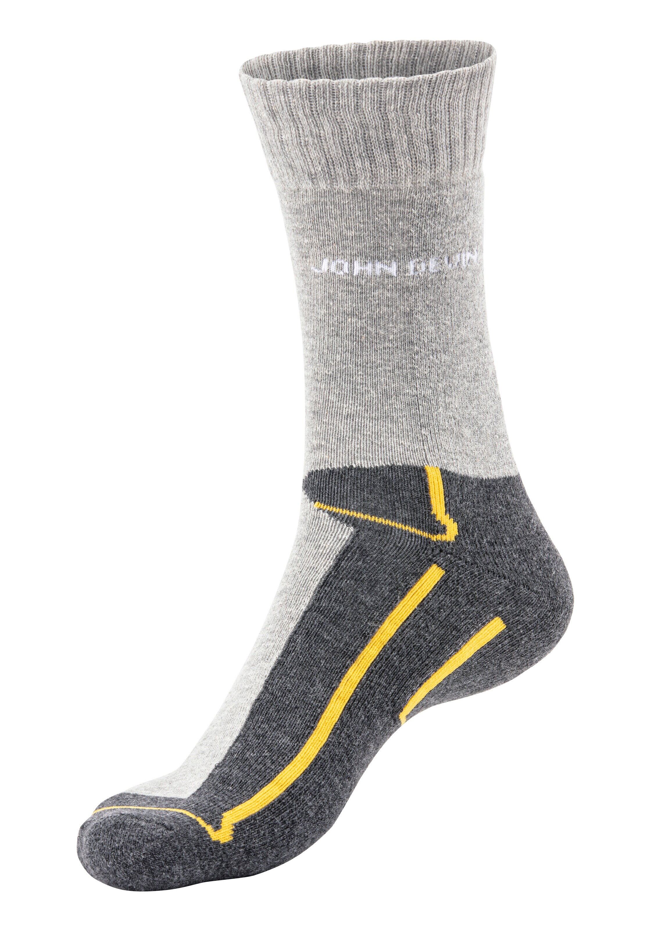 JOHN DEVIN Socken in Grau