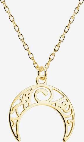 Sofia Milani Necklace 'Moon Ornament' in Gold: front