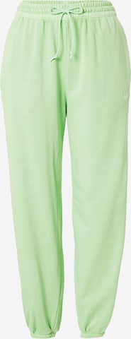 Pantaloni 'Joggers' de la ADIDAS ORIGINALS pe verde: față