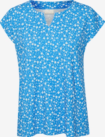 Kaffe - Blusa em azul: frente