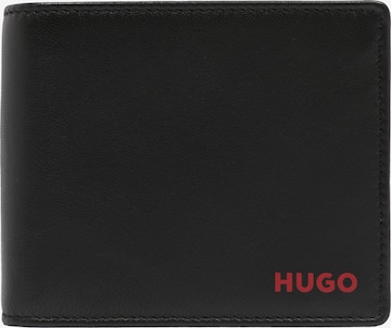 HUGO Plånbok i svart: framsida