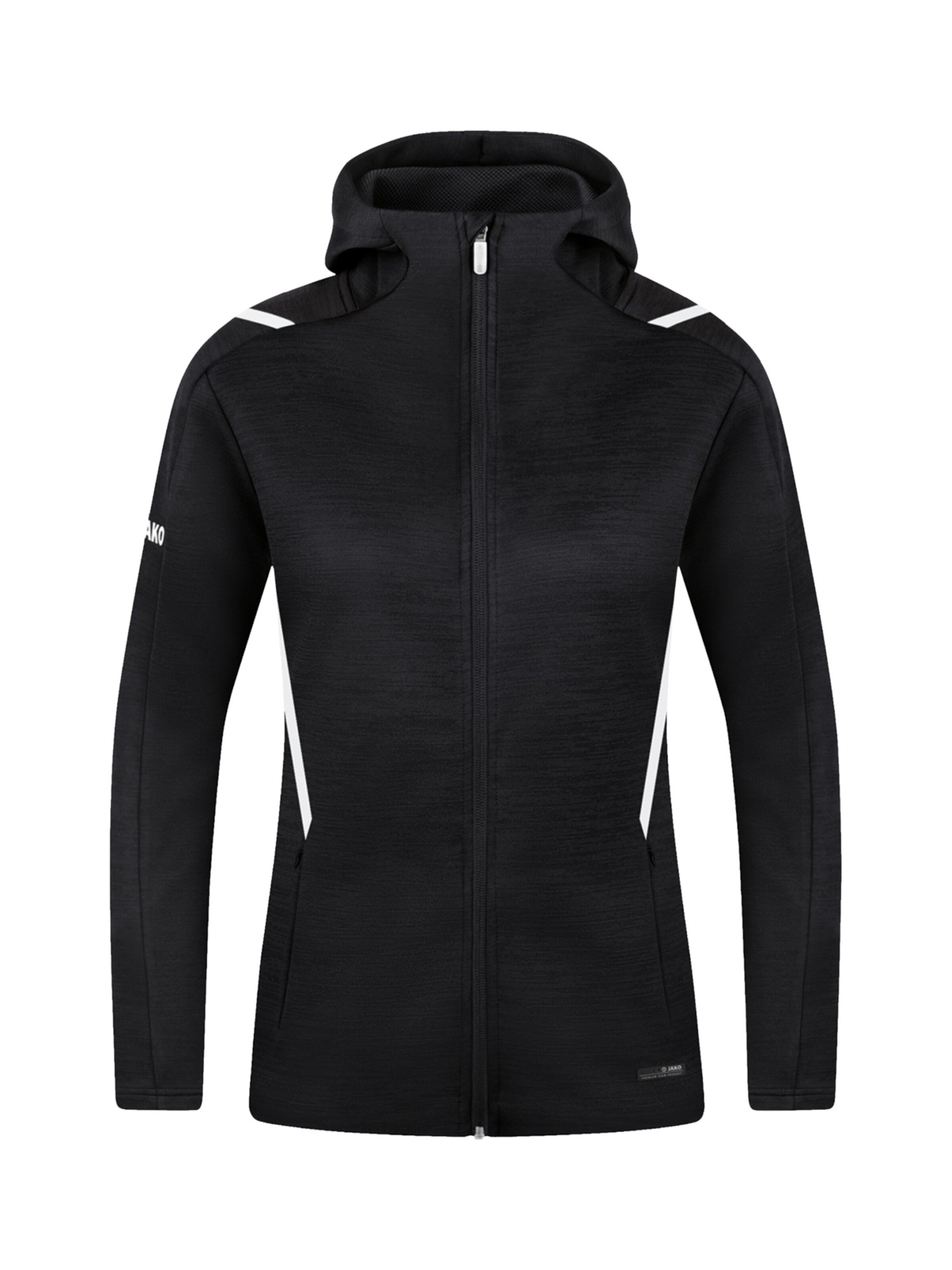 JAKO Sportjacke in Schwarz: Vorderseite