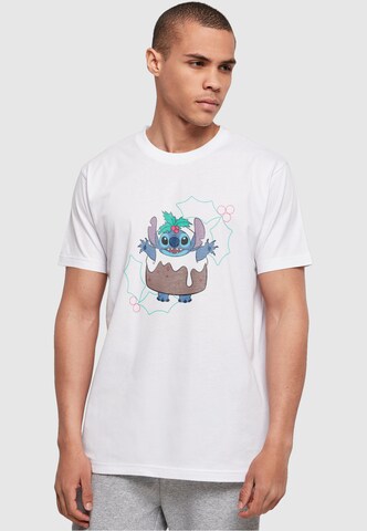 ABSOLUTE CULT Shirt 'Lilo And Stitch' in White: front