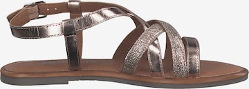 TAMARIS Strap Sandals in Gold