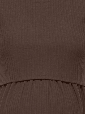 Only Maternity - Camiseta 'OLMMalaya' en marrón