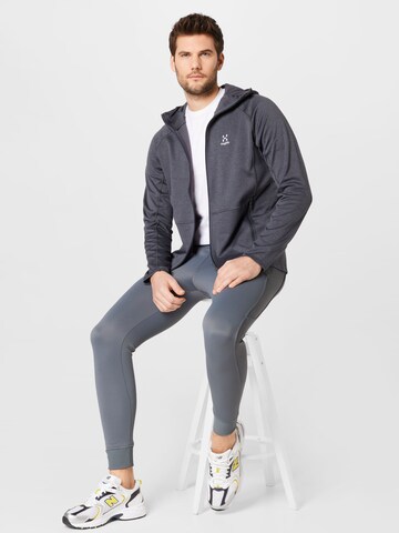 Haglöfs Athletic Fleece Jacket 'Skuta' in Grey