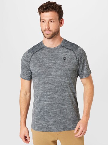 T-Shirt fonctionnel SKECHERS en gris : devant