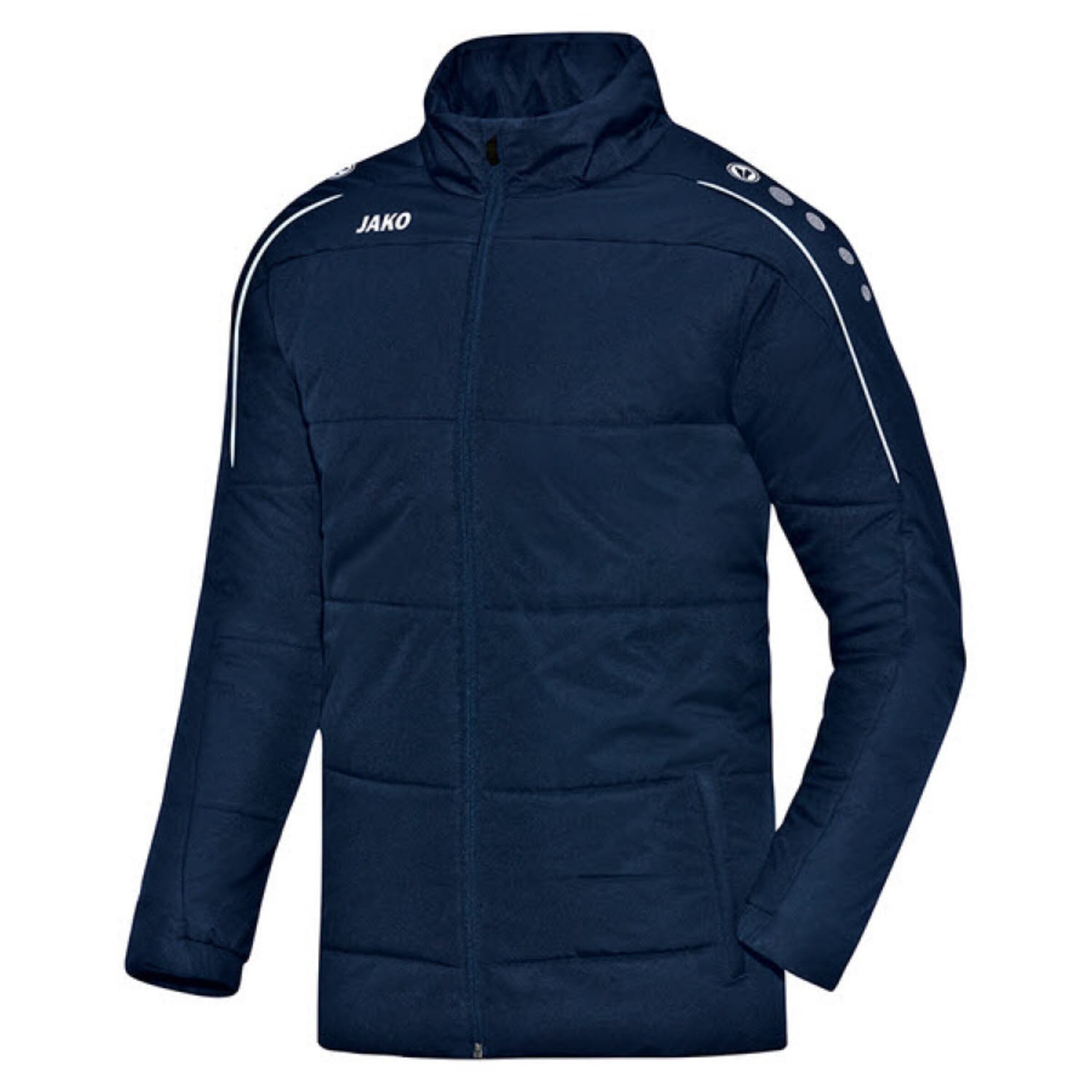 JAKO Athletic Jacket 'Classico' in Blue: front