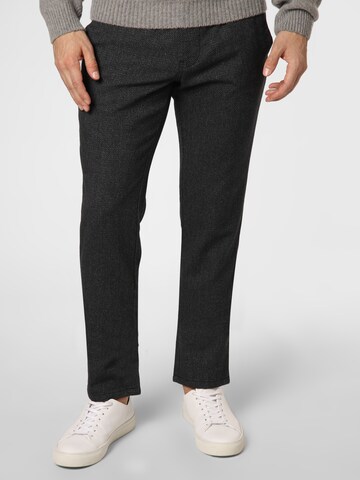 Finshley & Harding Slim fit Chino Pants ' Dylan ' in Blue: front