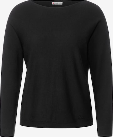 STREET ONE Sweater 'Dolman' in Black: front