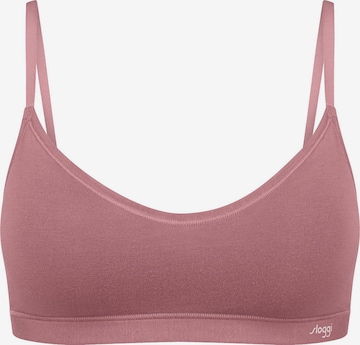 SLOGGI Bustier BH 'Evolve' in Pink: Vorderseite