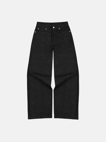 ENRAGE Wide Leg Jeans 'BOWSTONS'‌‌‌‌ in Schwarz: Vorderseite