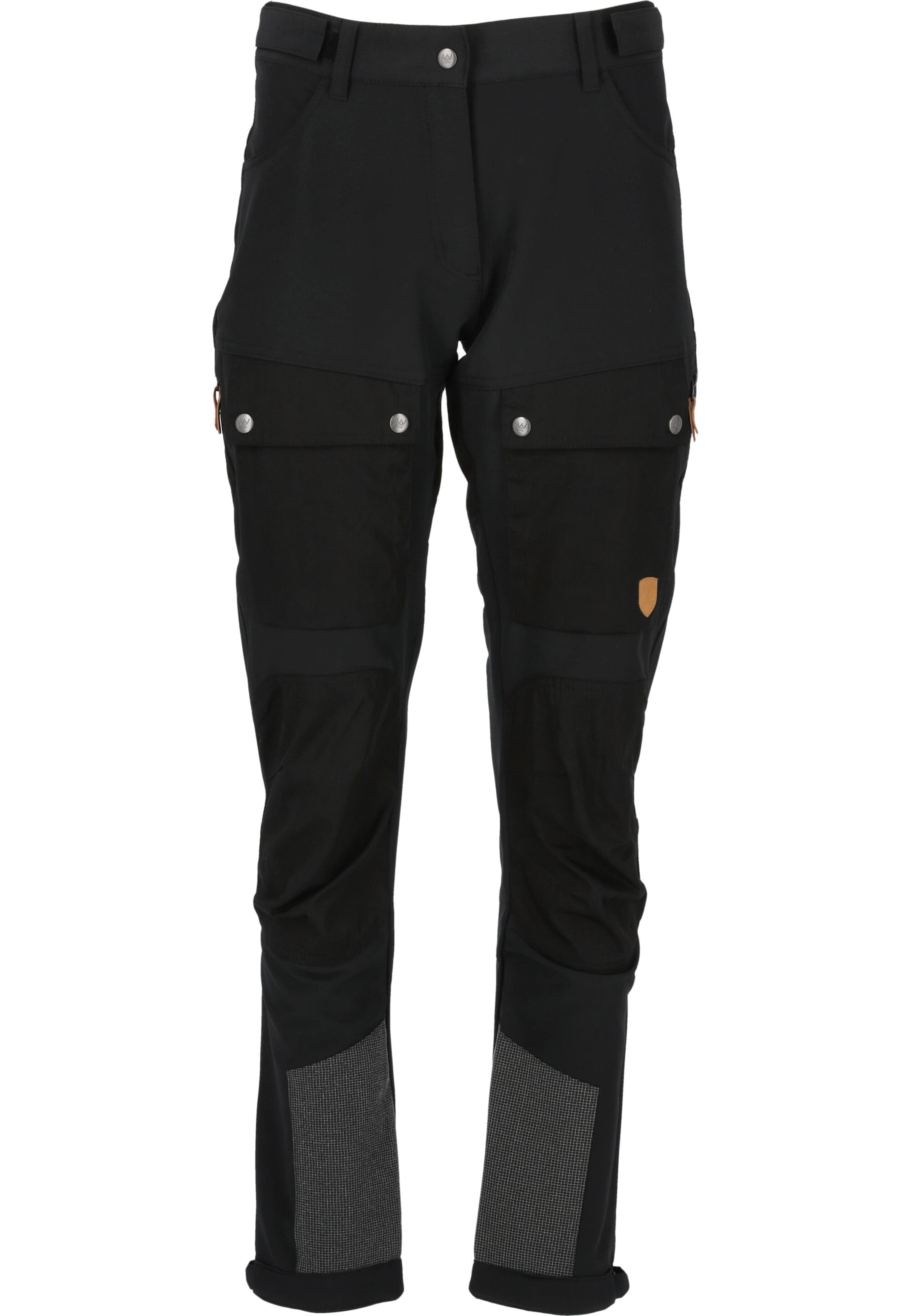 Whistler Regular Outdoorbroek 'ANISSY' in Zwart: voorkant