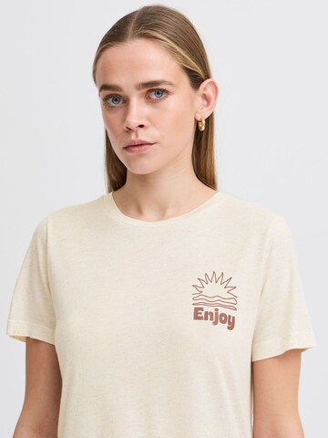 ICHI - Camisa ' IHOHANA ' em bege