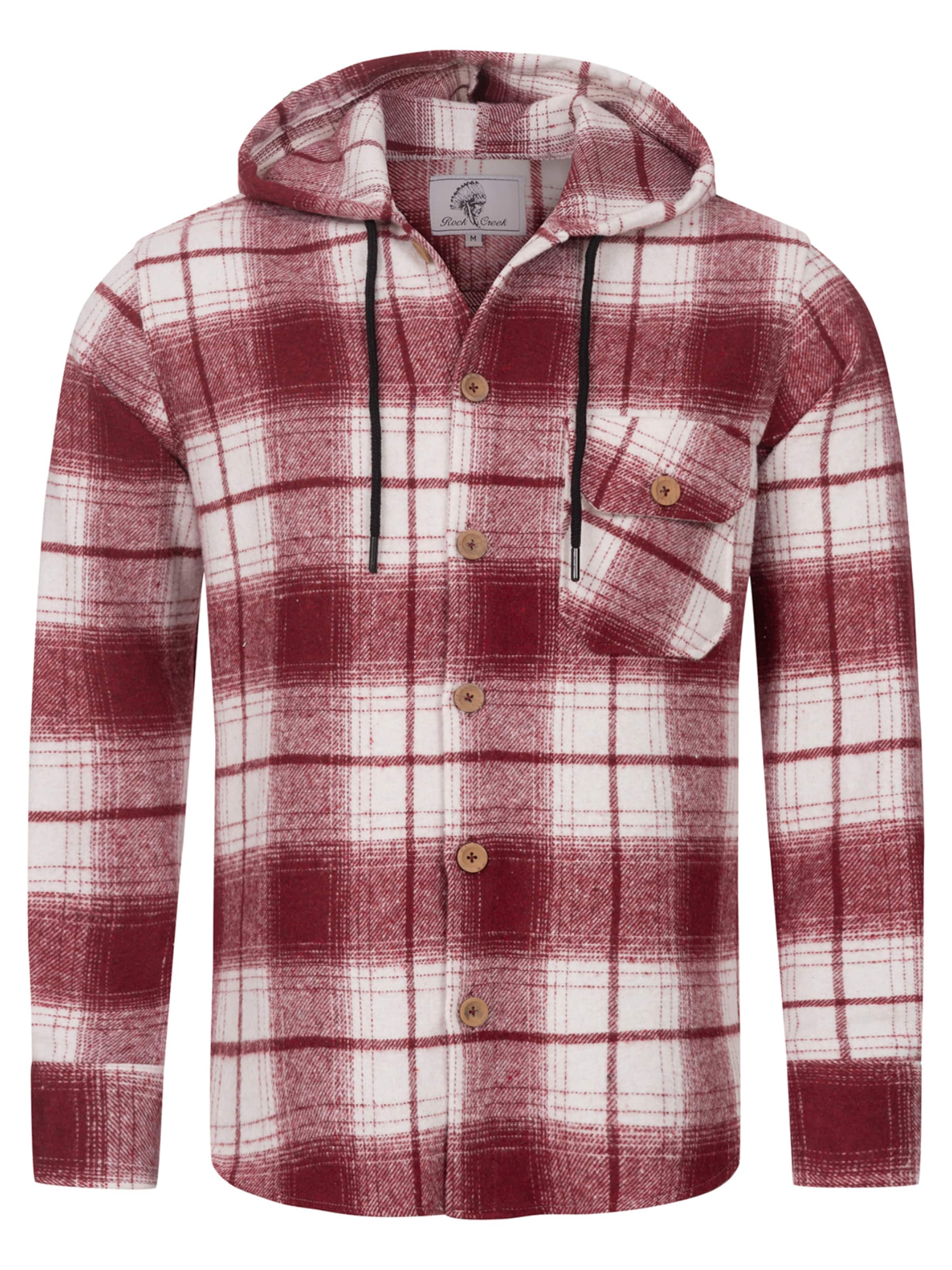 Rock Creek Hemd in Rot: Vorderseite