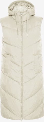 b.young Bodywarmer 'Bomina' in Beige: voorkant