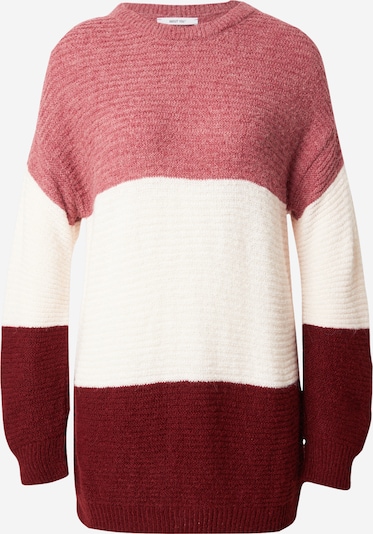 ABOUT YOU Свитер 'Larissa' в Кремовый / Блекло-розовый / Бордовый, Обзор товара
