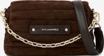 Sac à bandoulière Karl Lagerfeld en marron : devant