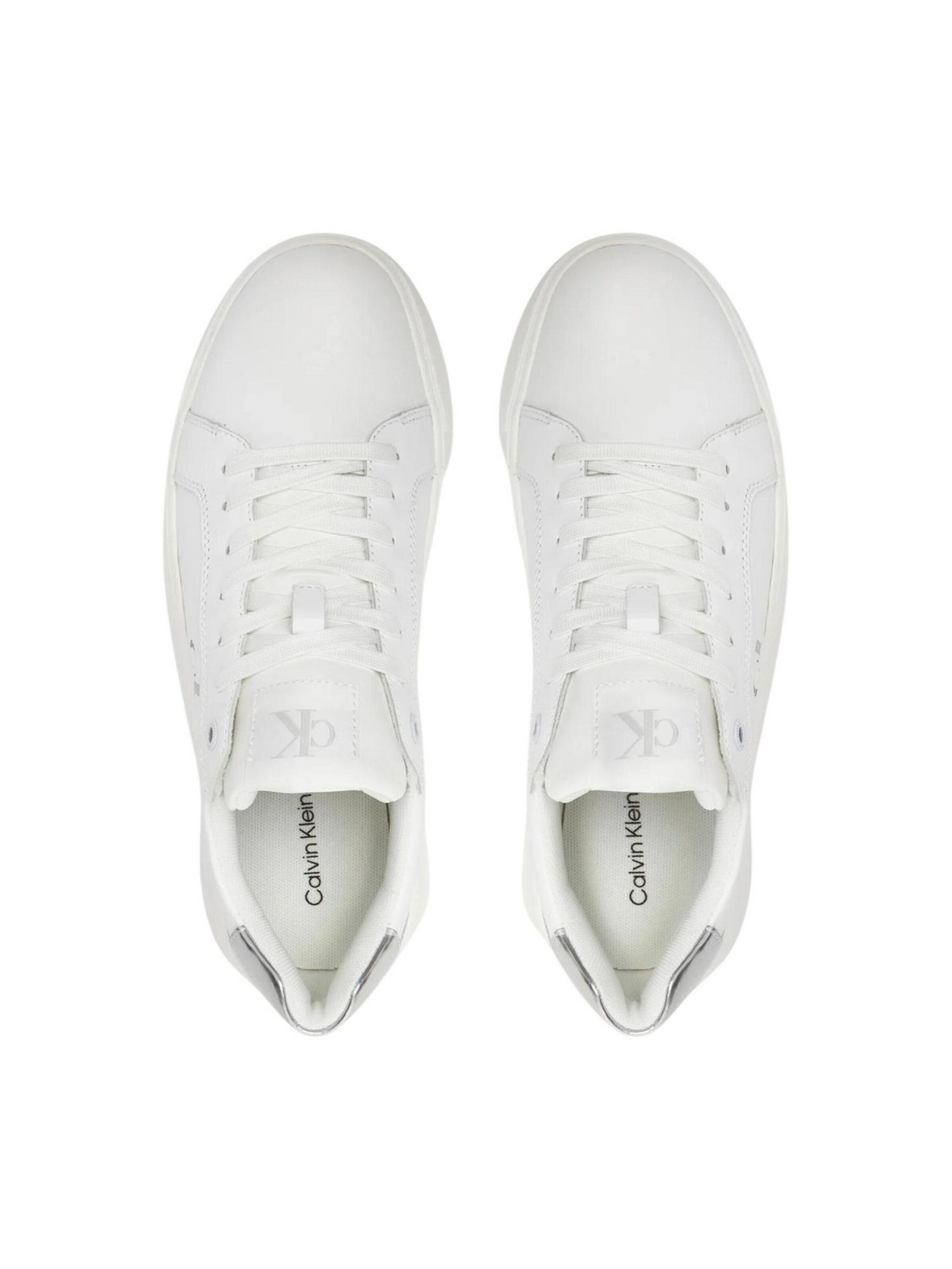 Calvin Klein Jeans Låg sneaker 'YW0YW01876' i vit
