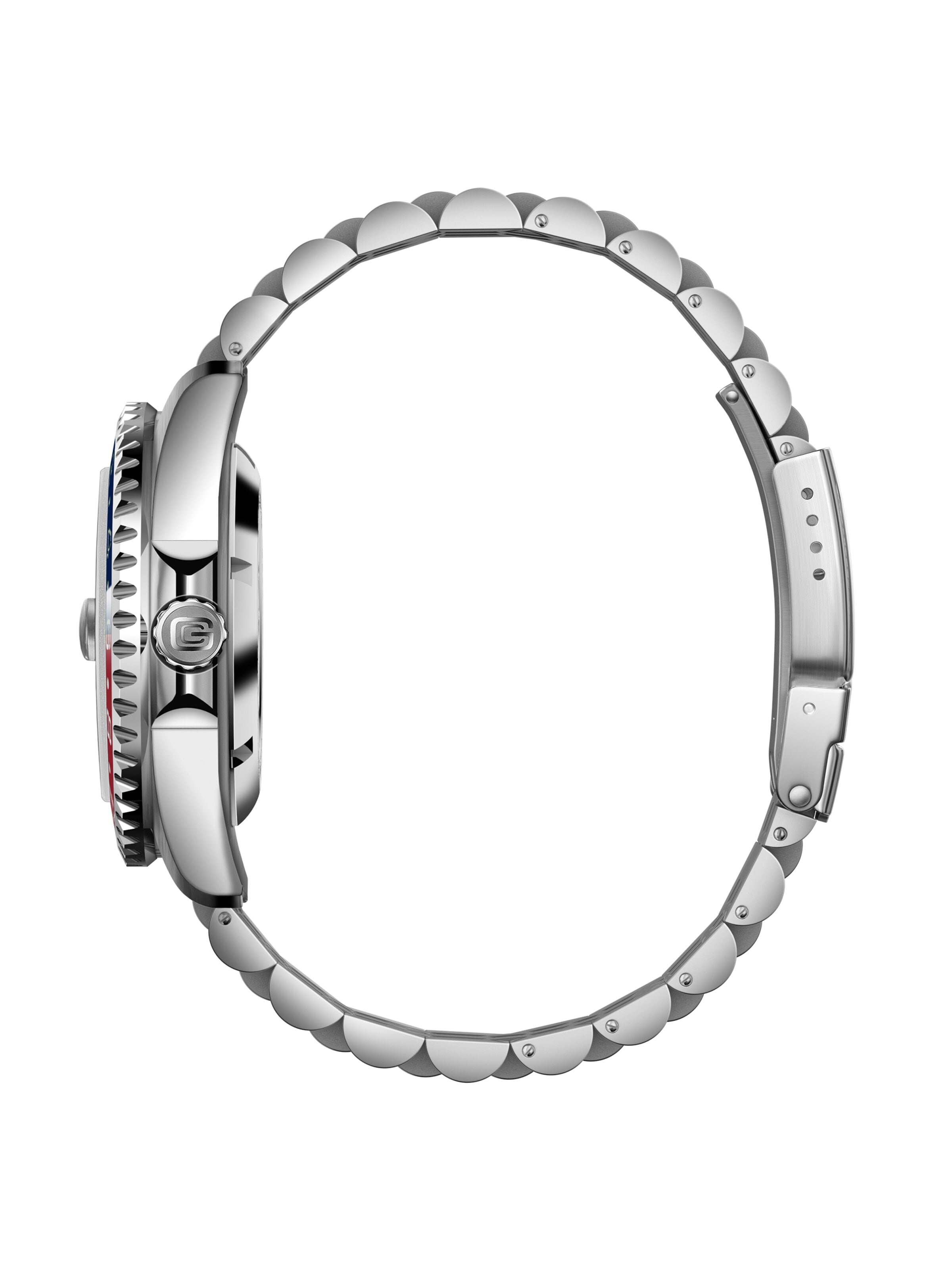 Gigandet Analoguhr 'WORLD TRIP GMT CERAMIC'‌‌‌‌‌‌‌‌ in Silber