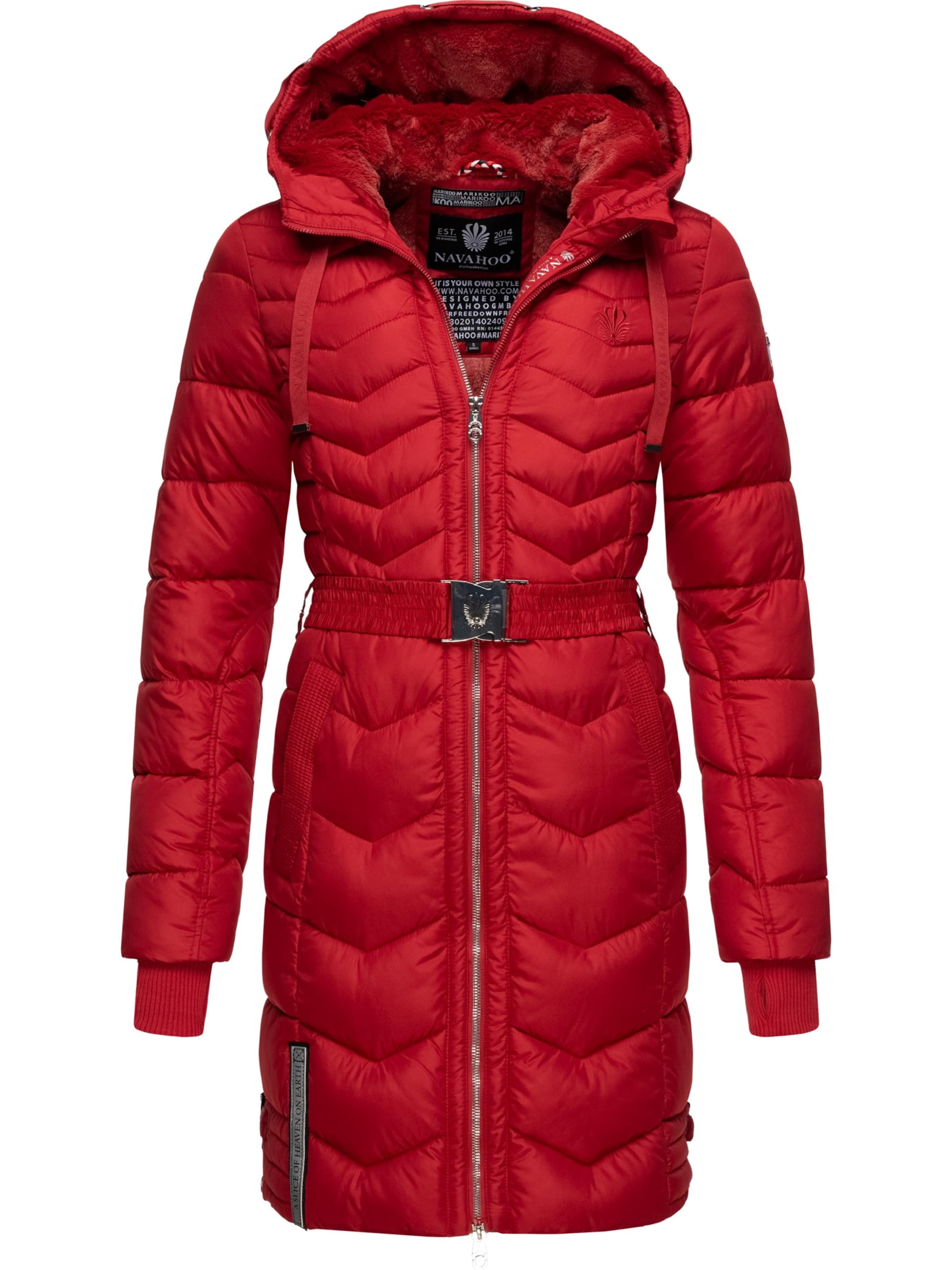 Cappotto invernale 'Alpenveilchen' di NAVAHOO in rosso