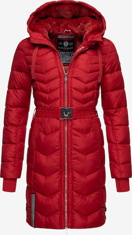 NAVAHOO Winter coat 'Alpenveilchen' in Red