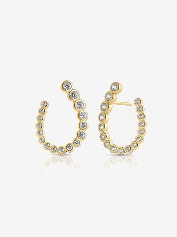 CLASSYANDFABULOUS Jewelry Earrings 'OSEANA' in Gold: front