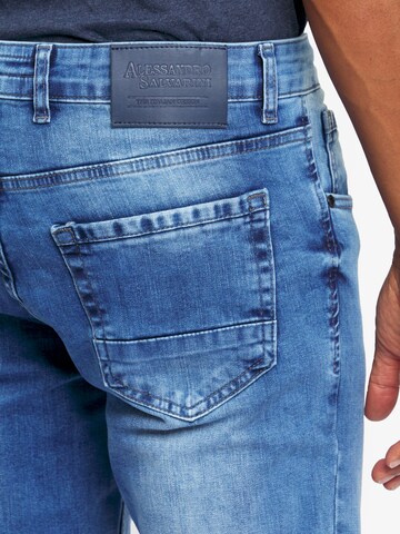 Alessandro Salvarini Slimfit Jeans 'Genova' in Blauw