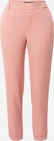 Coupe slim Pantalon 'Maya' VERO MODA en rose : devant