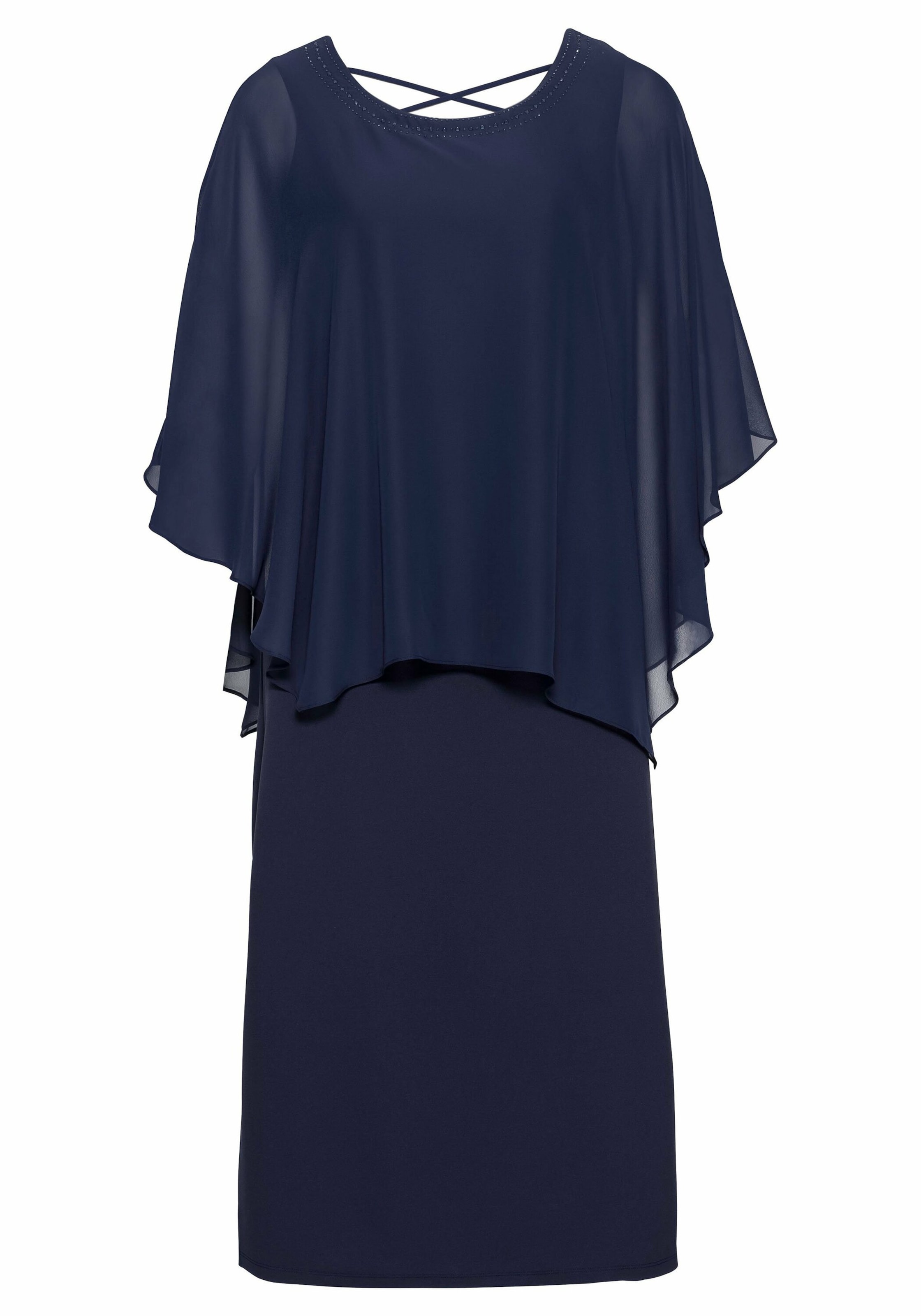 Abito da sera di SHEEGO in blu: frontale