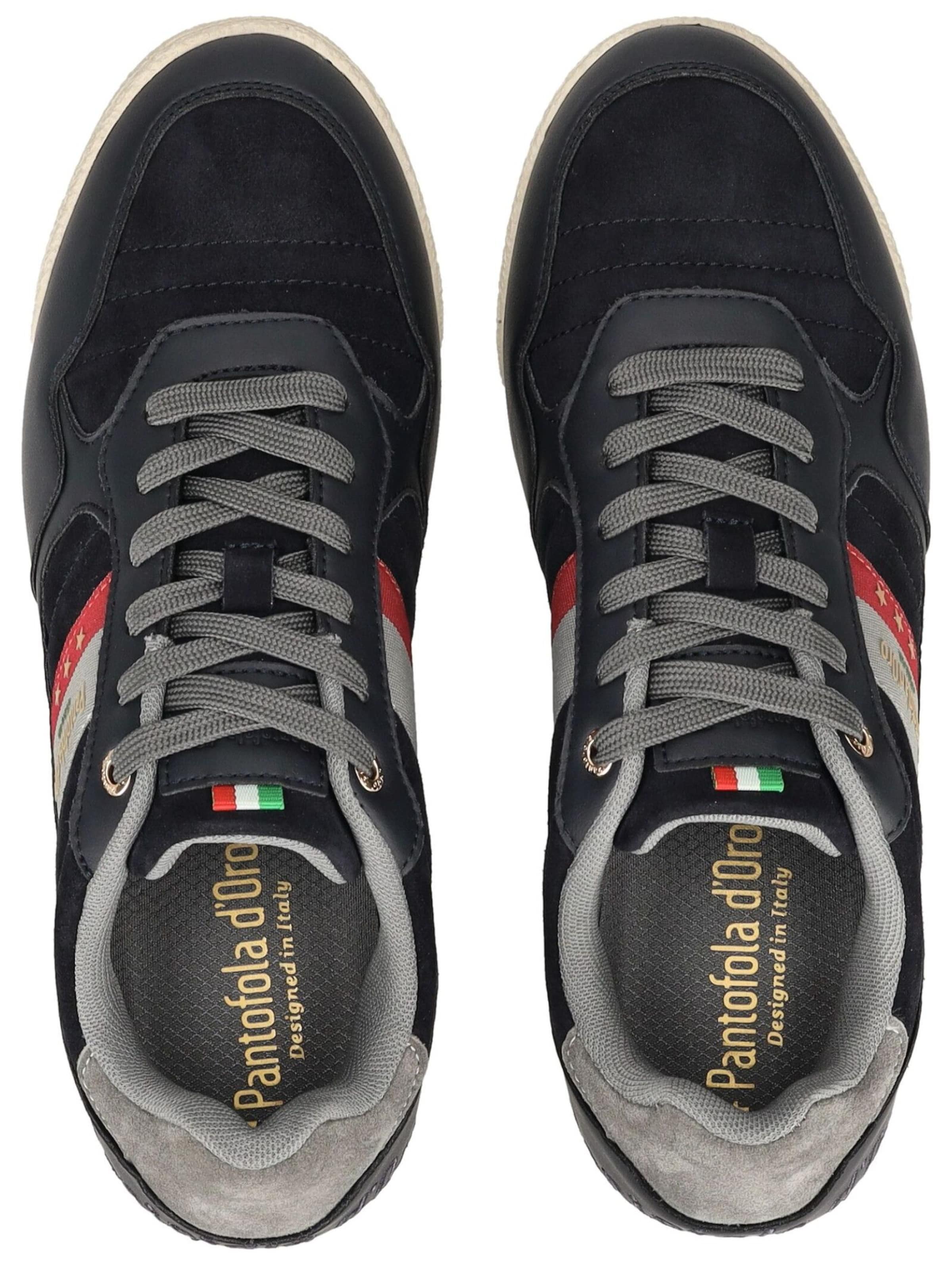 PANTOFOLA D'ORO Sportlicher Schnürschuh in Blau: oben